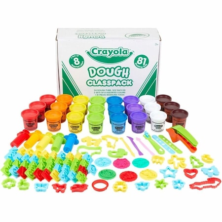 Crayola Dough Modeling Tools Classpack, Assorted, 24PK CYO570172