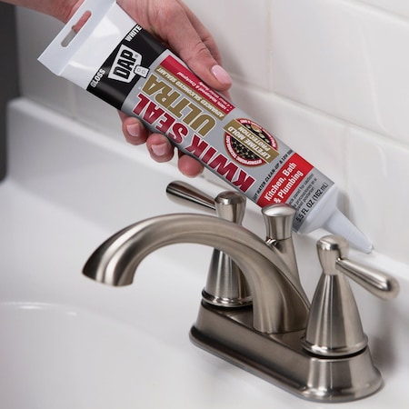 Dap KWIK SEAL ULTRA 5.5 Oz. Clear Siliconized Kitchen & Bath Sealant 7079818915