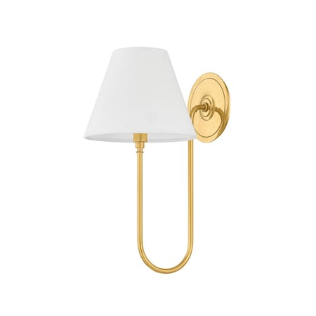 Hudson Valley Lighting Hawthorne Wall Sconce in Aged Brass by Mark D. Sikes MDS2300-AGB