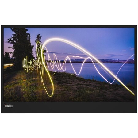 Lenovo ThinkVision M15 16" Class Full HD LED Monitor - 16:9 - Raven Black 62CAUAR1US