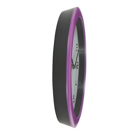 Alba Hornew Silent Wall Clock, D30 Cm, Purple HORNEWP