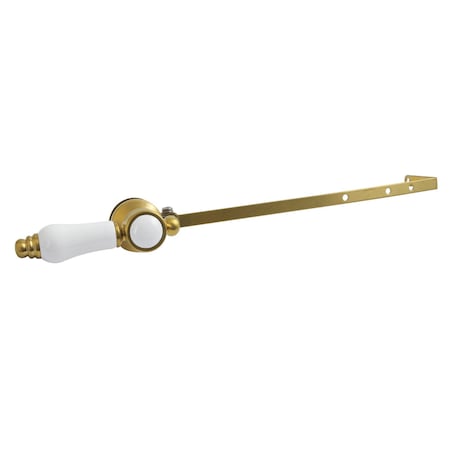 Kingston Brass Universal Front or Side Mount Toilet Tank Lever, Brushed Brass KTBPLD7
