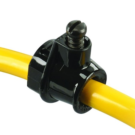Heyco Snap-In Universal Strain Relief Bushing, USR-400 Black, 500PK 1724