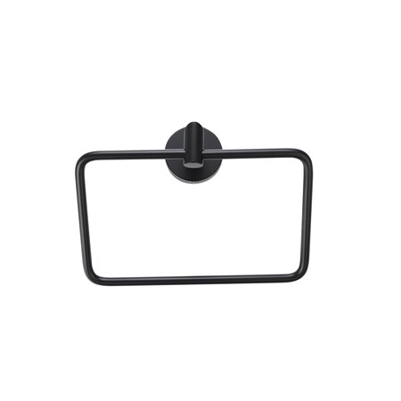 Paradise Bathworks Arcadia, Towel Ring, Matte Black 69020
