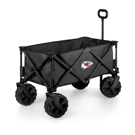 Picnic Time Family Of Brands NFL Kansas City Chiefs - Adventure Wagon Elite All-Terrain Portable Utility Wagon 741-85-679-164-2