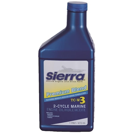 Sierra International 18-9500-1 1 Pint Premium Blend TC-W3 2-Cycle Engine Oil SR18.9500.1