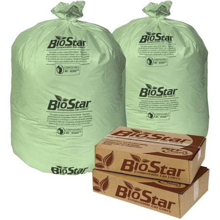 Pitt Plastics 40x46 Green Perforated Liner Roll, PK100 BS45G