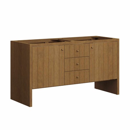James Martin Vanities Hudson 60" Double Vanity Cabinet, Honey Oak 435-V60D-HNO