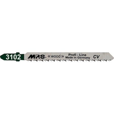 Mps CV 4-in 10 TPI wood cutting Jig Saw blade, 5PK 3102-5