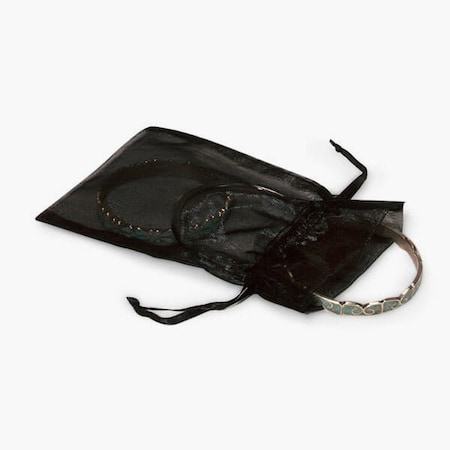 Nashville Wraps Black Organza Favor Bags, 4x6, 10PK B00139