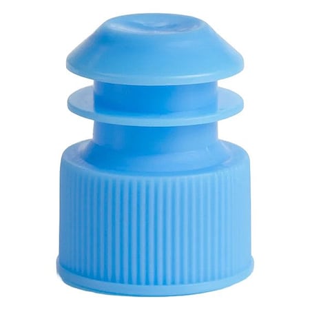 Globe Scientific Lab Bottle Caps, Blue, 17 mm Dia, PK1000 6263B