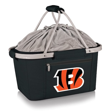 Picnic Time Family Of Brands NFL Cincinnati Bengals - Metro Basket Collapsible Cooler Tote 645-00-175-074-2