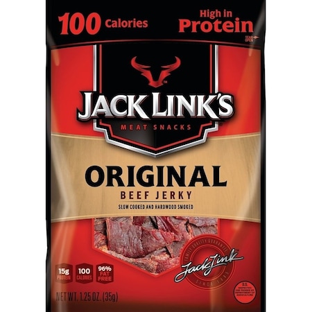 Jack Links 10000008418 Snack, Jerky, Original, 1.25 oz 108418