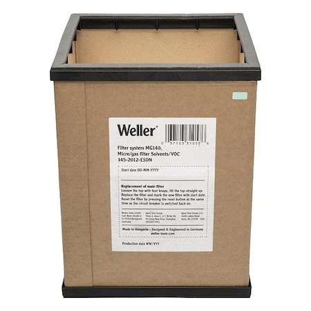 Weller Mikro/Gasfilter Mg140, Solvents/Voc 145-2012-ESDN