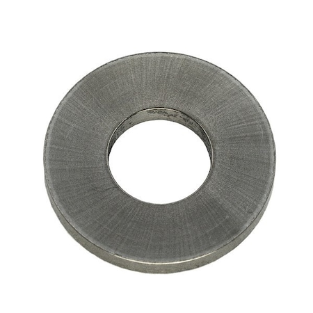 Zoro Select Flat Washer, For Screw Size 1/4 in , Titanium Plain Finish 0075304
