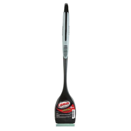 Libman Commercial Grill Brush, Long Handle, Black 529