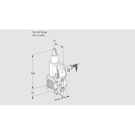 Honeywell Kromschroder Gas Solenoid Valve – Class A, 500 mbar, IP65, EN 161 KS88029837