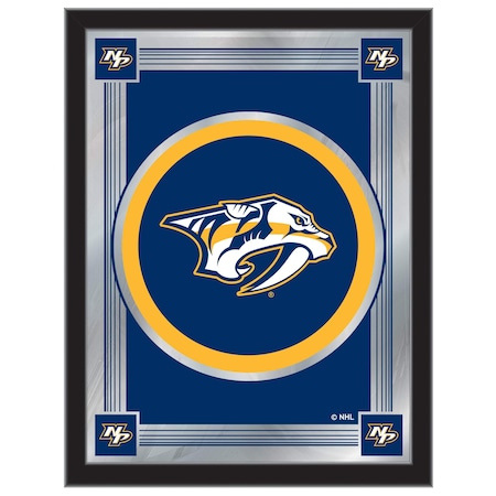 Holland Bar Stool Co Nashville Predators 17" x 22" Logo Mirror MLogoNshPre