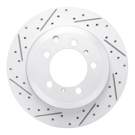 Dynamic Friction Co DFC Geoperformance Rotor - Drilled and Slotted 830-02130L