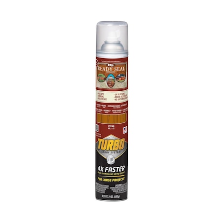 Ready Seal Exterior Wood Stain Turbo Spray, Pecan, 24 oz 401753