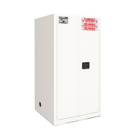 Fireking 60 Gal, Flammable Safety Cabinet, Mechanical-Close, Platinum SC60-MC-PL