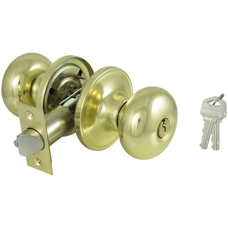 Prosource Entry Knob, Stainless Steel, KW1, KA3 Keyway, 3 Grade TF700V-PS