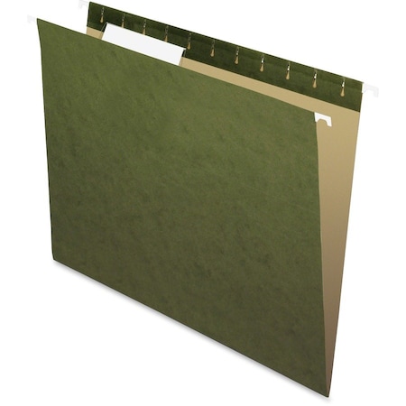Pendaflex Hanging File Folders, 1/3 Cut, Standard Green, 25PK 81601
