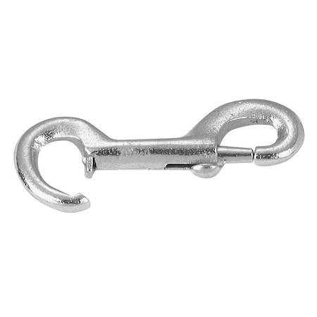 Campbell Chain & Fittings Rigid Eye Bolt Snap, 3/8 in, 60 lb Working Load, Malleable Iron/Steel, Zinc T7606011