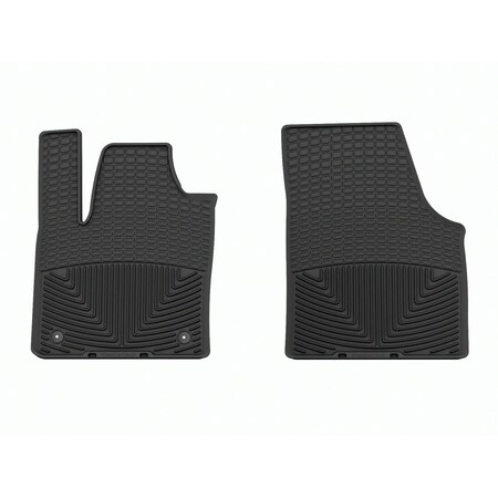 Weathertech Black, Front All Weather Floor Mats W655