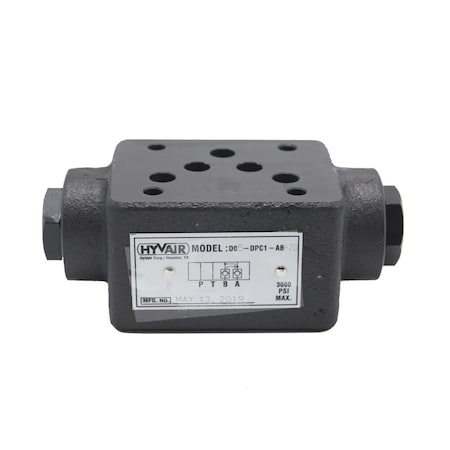 Chief D05 Modular Double Pilot operated check valve, D05-DPC1-AB-70 D05-DPC1-AB70