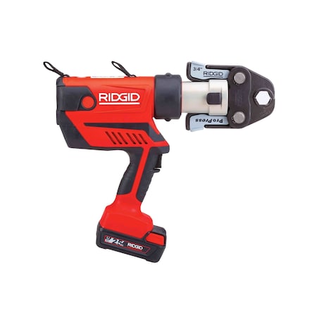 Ridgid RP 350 Standard Cordless Press Tool Kit, For 1/2 in to 4 in 18 V 70138