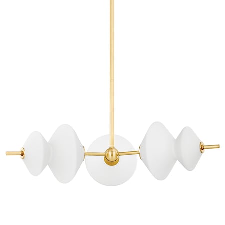 Hudson Valley Lighting Barrow 3 Light Chandelier 60 In. Aged Brass 7403-AGB
