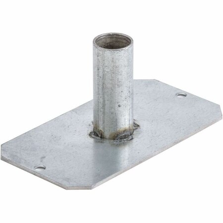 Hubbell Wiring Device-Kellems Recessed 10" Series, Bottom Feed Plate, Center, 1/2" EMT S1R10CBF050