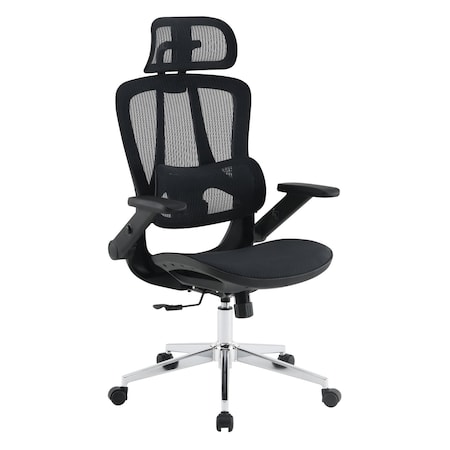 Office Star Products Matrix Manager Chair Matrix Chair, Black Mesh EMH6950CHR-3