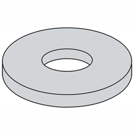 Brighton-Best Fender Washer - 0.25 x 1.25 in. - Steel - Zinc CR Plus 3 - Pack of 100, 100PK B2101314