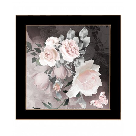 Homeroots Noir Roses IV 1 Black Framed Print Wall Art 416097