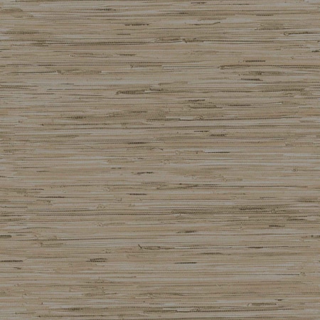York Wallcoverings Lustrous Grasscloth Silver and Taupe Wallpaper Y6201604