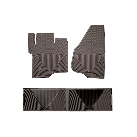 Weathertech Cocoa, Front and Rear All Weather Floor Mats W203CO-W207CO