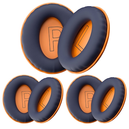 Delton Ascent Replacement Ear Cushions for Kids Learning Computer Headset Headphones 3-Pack S35