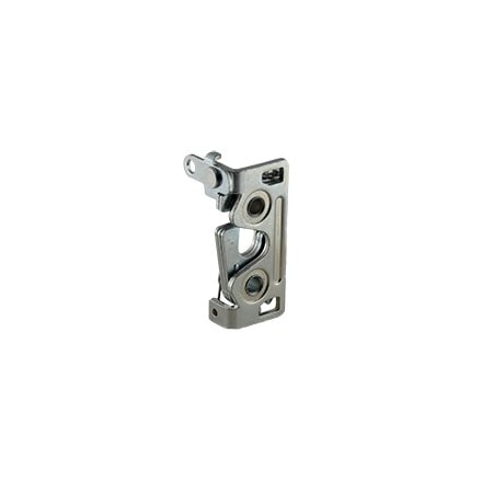Southco Rotary Push To Close Latch, Large Size, Two Stage, 2-Point Lever 1/4-20 Thread, Steel R4-30-41-301-10