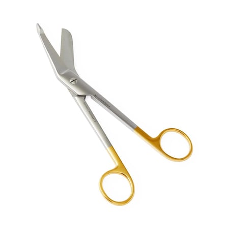 Medline Lister Bandage Scissors, Tungsten Carbide, 7in (18 cm) MDS0890518