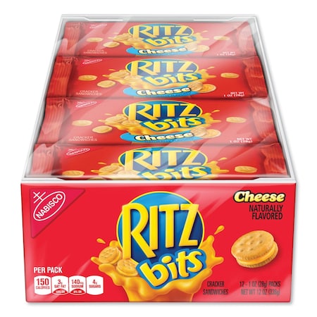 Nabisco Ritz Bits, Cheese, 1 oz Pouch, 12PK GEN00091