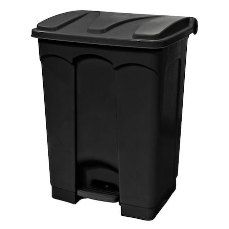 Quantum Storage Systems Step-On Contianer, 18 Gallon, Black CSO-18BK