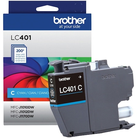 Brother Standard Yield Cyan Ink Cartridge LC401CS