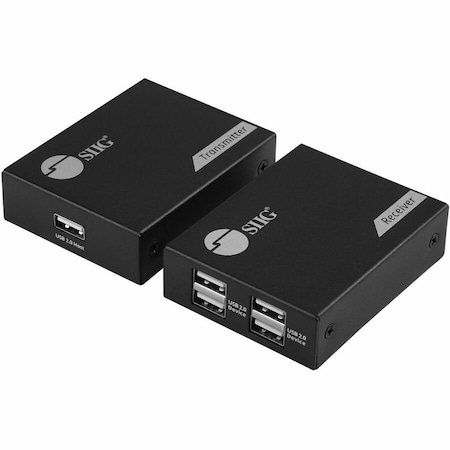 Siig 4-PORT USB EXTENDER, EXTENDS USB 2.0 DEVICE CONNECTIONS UP TO 492 FEET 150 METE JU-EX0411-S1