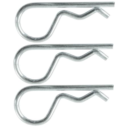 Jr Products Use To Secure  Standard Hitch Pin 21516 Length Chromatic Plated Steel 03-01385