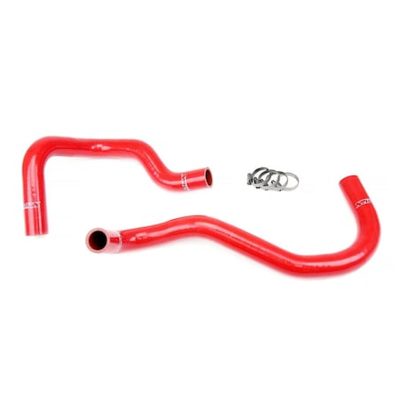 Hps Performance High Temp Reinforced Silicone Radiator Coolant Hose Kit, Red, 57-1921R-RED