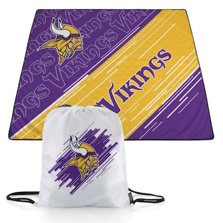 Picnic Time Family Of Brands NFL Minnesota Vikings - Impresa Picnic Blanket 819-01-999-186-2