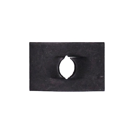 Auveco Flat Nut #8 Screw Size, 100PK 5563