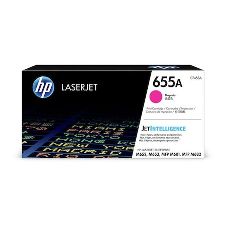 Hp 655A (CF453A) Magenta Original LaserJet Toner Cartridge (10,500 Yield) CF453A